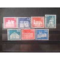 Швейцария 1968 Стандарт, архитектура 7 марок