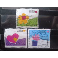 Израиль 1989 Поздравительные марки, рисунки детей Полная серия Михель-12,0 евро гаш