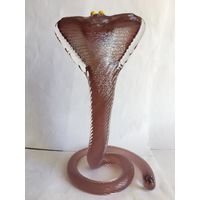 Статуэтка кобра, цветное стекло, снижена цена