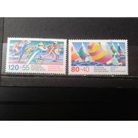 ФРГ 1987, Спорт, полная серия**, Михель 4,5 евро