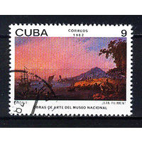 1982 Куба. Картина из Национального музея