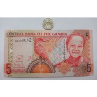 Werty71 Гамбия 5 даласи 2013 UNC банкнота