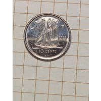 Канада 10 цент 2016 года .