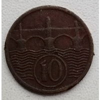 Чехословакия 10 геллер 1926