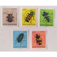 Португальская Гвинея 1953, жуки, (5 марок из 10)