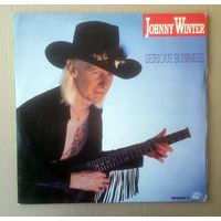 JOHNNY WINTER - Serious Business (POLAND винил LP 1986)