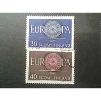 Финляндия 1960 Европа полная серия