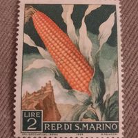 Сан-Марино 1958. Кукуруза. Марка из серии