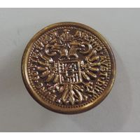 Пуговица гербовая 20-30-е годы Австрия. Диаметр 2.3 см. Латунь.