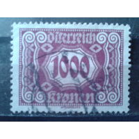 Австрия 1923 Доплатная марка 1000 крон