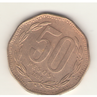 50 песо 2000 г.