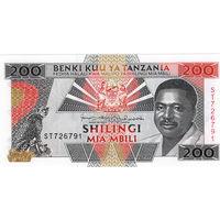 Танзания, 200 шиллингов, 1993 г., UNC