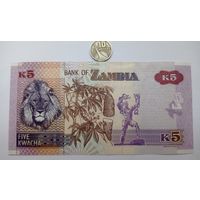 Werty71 Замбия 5 квача 2020 2021 UNC банкнота