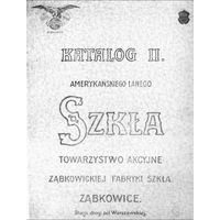 КАТАЛОГ СТЕКЛА ZABKOWICE 1930 ГОД, Польша