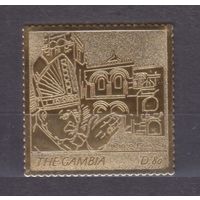 2005 Гамбия 5570 золото Павел II перед церковью 9,00 евро