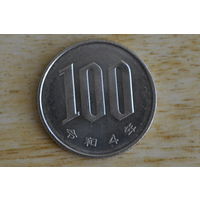 Япония 100 йен 2022