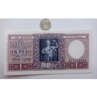 Werty71 Аргентина 1 Песо 1953 UNC банкнота