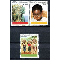 Гвинея - 1996г. - Скальные образования - полная серия, MNH [Mi 1586-1588] - 3 марки