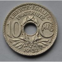 Франция, 10 сантимов 1932 г.