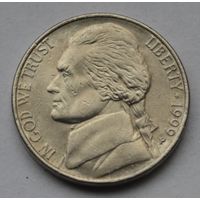 США, 5 центов 1999 г. Р