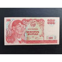 Индонезия 100 рупий 1968 а.unc ( чуть уголочки )