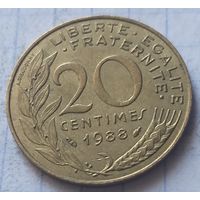 Франция 20 сантимов, 1988     ( 1 )