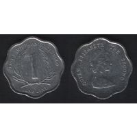Восточные карибы km10 1 цент 2000 год (0(om1(1(2 ТОРГ