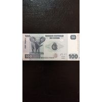 100 франков 2013 г. Конго.
