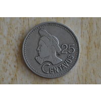 Гватемала 25 сентаво 1989