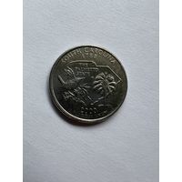25 центов США (квотер) 2000г. P. Южная Каролина