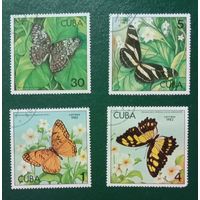 Куба 1982 Бабочки