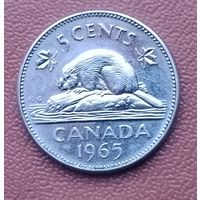 Канада 5 центов, 1965-1978