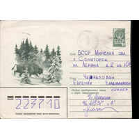 Художественный маркированный конверт СССР N 80-456(N) (23.07.1980)