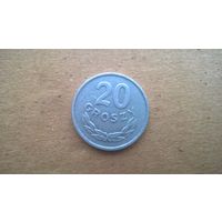 Польша 20 грошей, 1966г. (D-27)