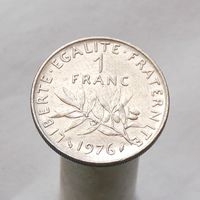 Франция 1 франк 1976