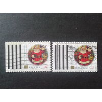 Канада 1992 Рождество марки из буклета