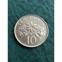 Сингапур 10 центов, 1990