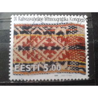 Эстония 2000 Нац. орнамент, вязание