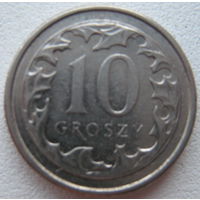 Польша 10 грошей 2012 г.