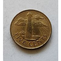 Барбадос 5 центов, 2012