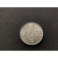 Испания 50 сантим 1966