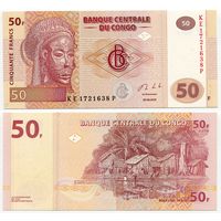 Конго. 50 франков (образца 2013 года, P97Ab, G&D, UNC)