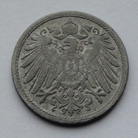 Германия - Германская империя 10 пфеннигов. 1917