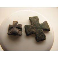 2 крестика для реставрации (один серебряеый)