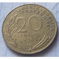 Франция 20 сантимов, 1985           ( 1 )