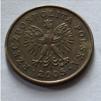 Польша. 5 грошей 2005 года.