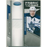 Коллекция PANINI Certified 2011/2012 // Toronto Maple Leafs // Fabric of the game xx/399 // #135 Михаил Грабовский