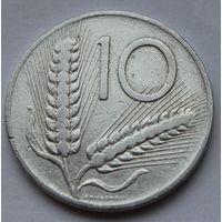Италия 10 лир, 1954 г.
