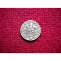 США 10 центов 1989 г. (P)