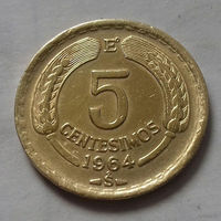 5 сентесимо, Чили 1964 г.